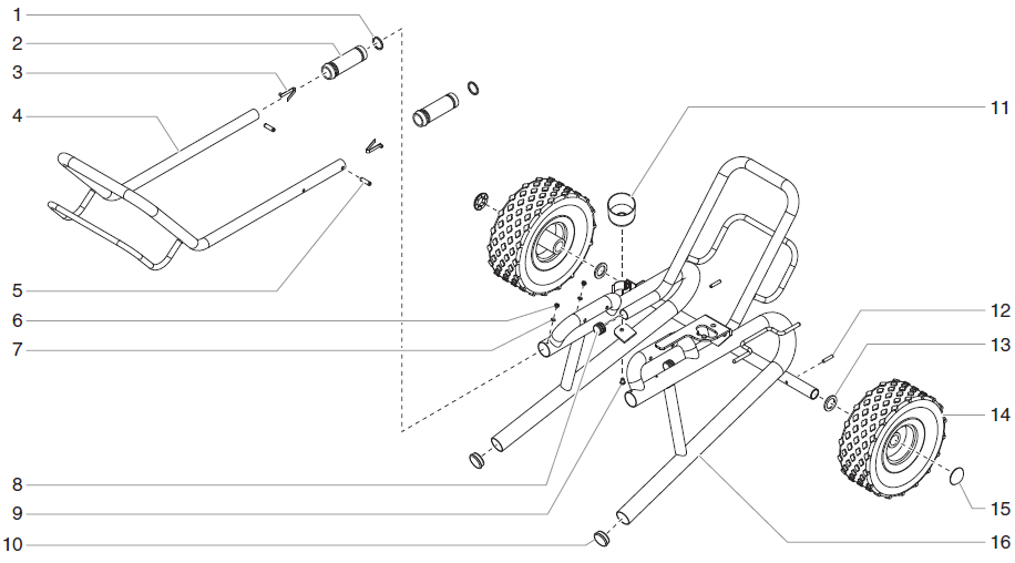 1140i Low Rider Cart Parts (P/N 800-590)